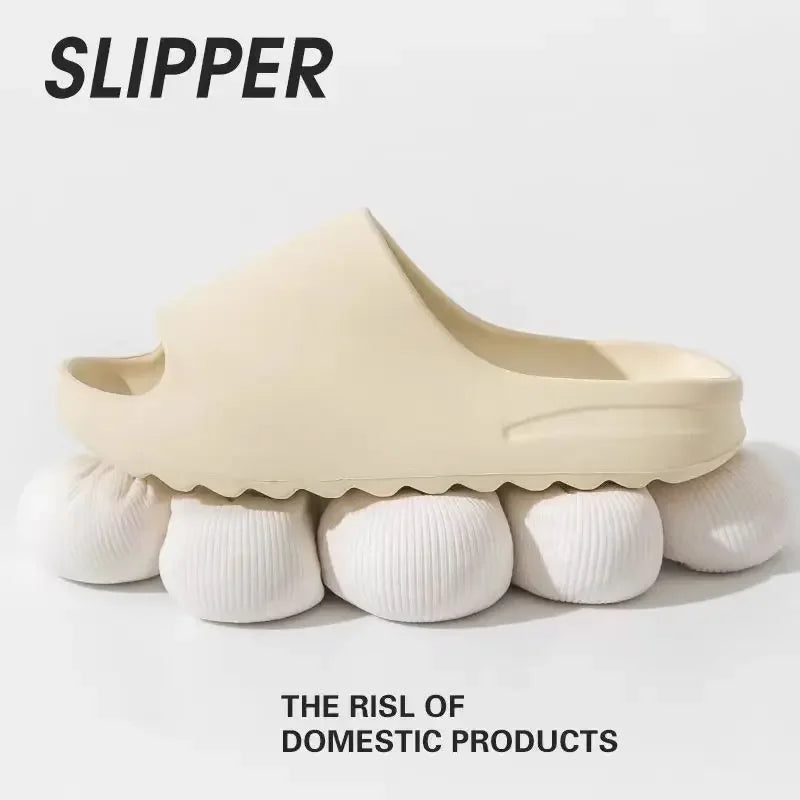 2025 Hot sales Coconut Slippers Cloud Thick-soled Sandals Summer Fashion Soft Bottom Beach Men Slippers Women's SandalsSlides