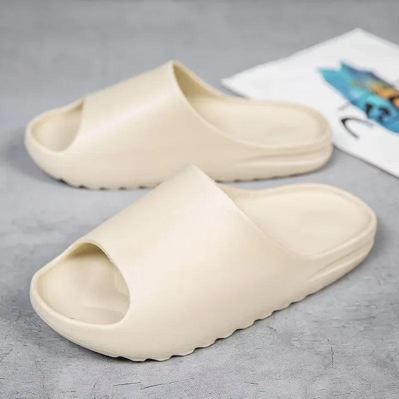 2025 Hot sales Coconut Slippers Cloud Thick-soled Sandals Summer Fashion Soft Bottom Beach Men Slippers Women's SandalsSlides