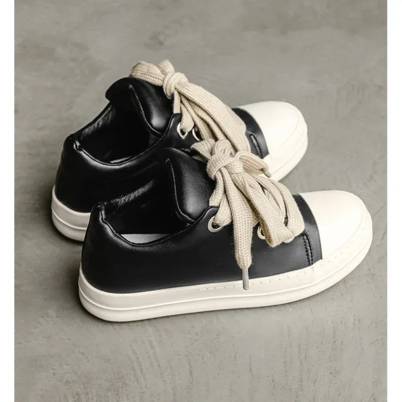 Sneakers Mens Shoes Pu Leather Summer Casual Sneakers Student Casual Shoes Low Top Women Man Vulcanize Shoes Spring Autumn